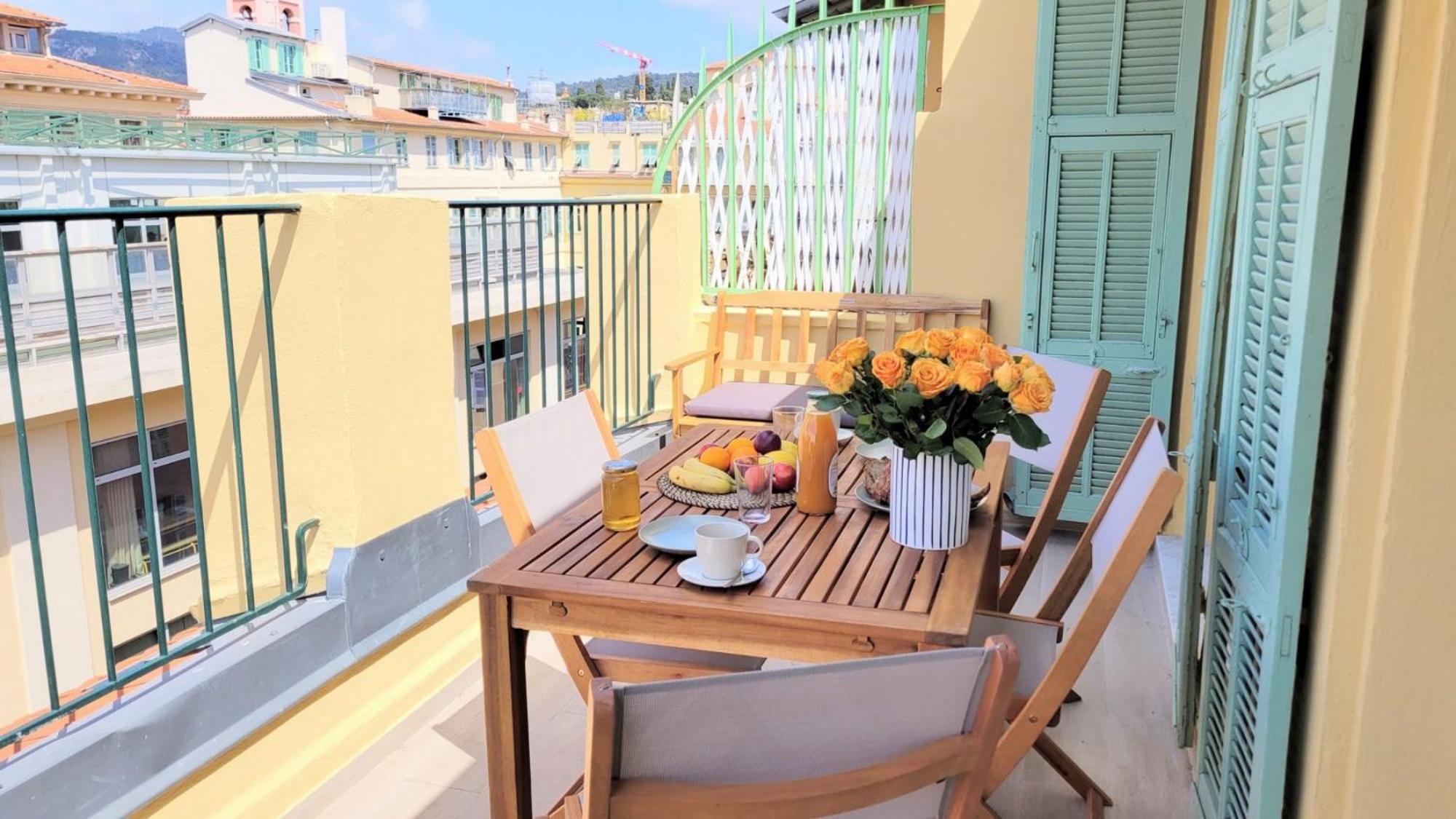 Ze Perfect Place - Opera Nice - Appartement 2 Chb - Ac - Terrasse Exteriör bild